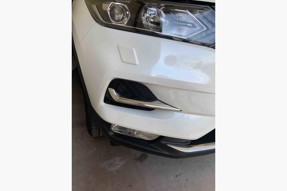 Nissan Qashqai 2014-2021 Nakładki na światła przeciwmgielne (2017↗, stal nierdzewna) Image
