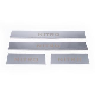Nakładki progowe Carmos na górną część (stal nierdzewna) Dodge Nitro 2006-2011 zdjęcia 4