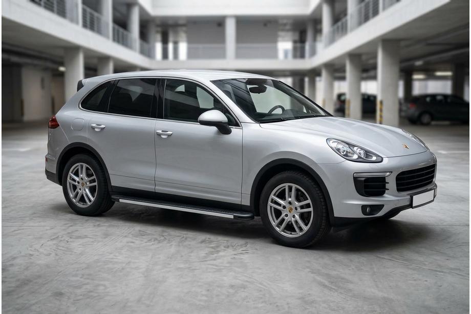 Porsche Cayenne 2010-2017 Progi Boczné Maya V1 (2 szt., Aluminium) Image