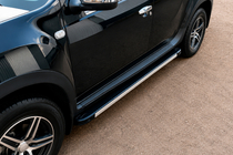 Renault Duster 2008–2017 Progi Boczné Maya V1 (2 szt., Aluminium) zdjęcia 1