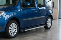 Renault Kangoo 2008–2020 Progi Boczné Maya V1 (2 szt., Aluminium) zdjęcia 1