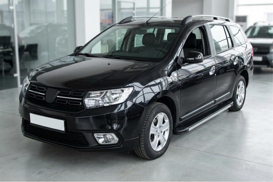 Renault Logan MCV 2013-2022 Progi Boczné Maya V1 (2 szt., Aluminium) Image