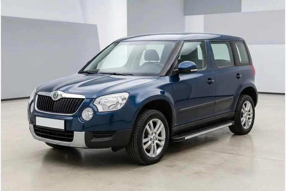 Skoda Yeti 2009-2017 Progi Boczné Maya V1 (2 szt., Aluminium) Image