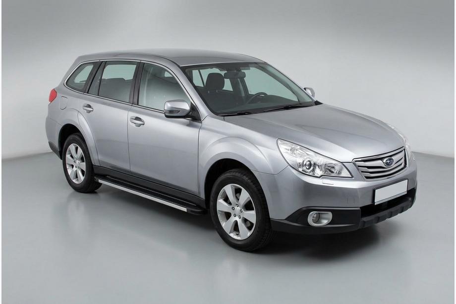 Subaru Outback 2009-2014 Progi Boczné Maya V1 (2 szt., Aluminium) Image