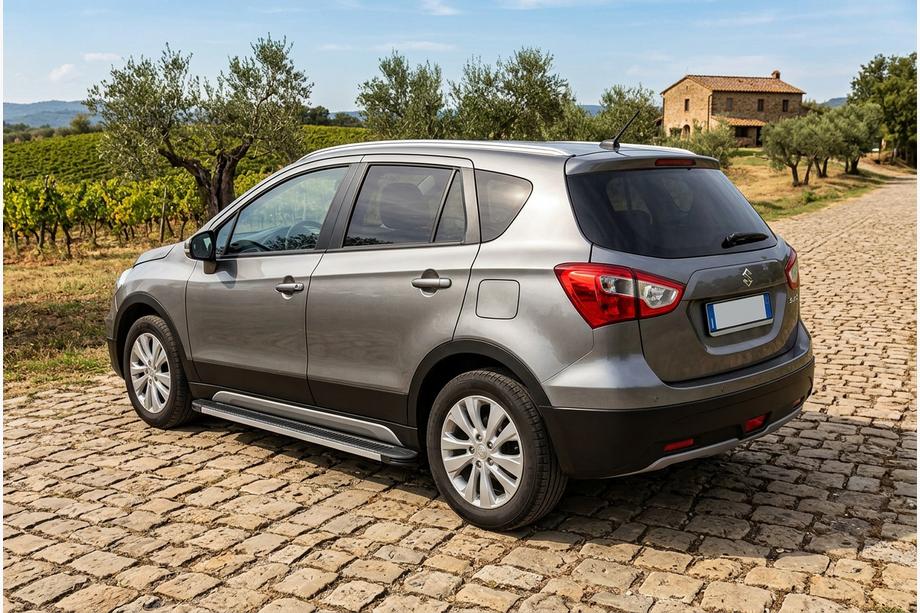 Suzuki SX4 S-Cross 2013-2016 Progi Boczné Maya V1 (2 szt., Aluminium) Image