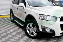 Chevrolet Captiva 2006-2019 Progi boczne Allmond Grey (2 szt., aluminium) zdjęcia 5
