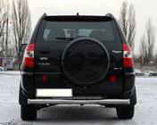 Chery Tiggo 1 2005-2016 Tylna Belka Nierdzewna d51 zdjęcia 1