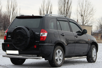 Chery Tiggo 1 2005-2016 Tylna Belka Nierdzewna d51 zdjęcia 3