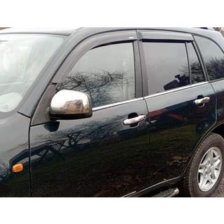 Chromowane Nakładki na Klamek Drzwi (4 szt, Stal Nierdzewna) Chery Tiggo 1 2005-2016 zdjęcia 1