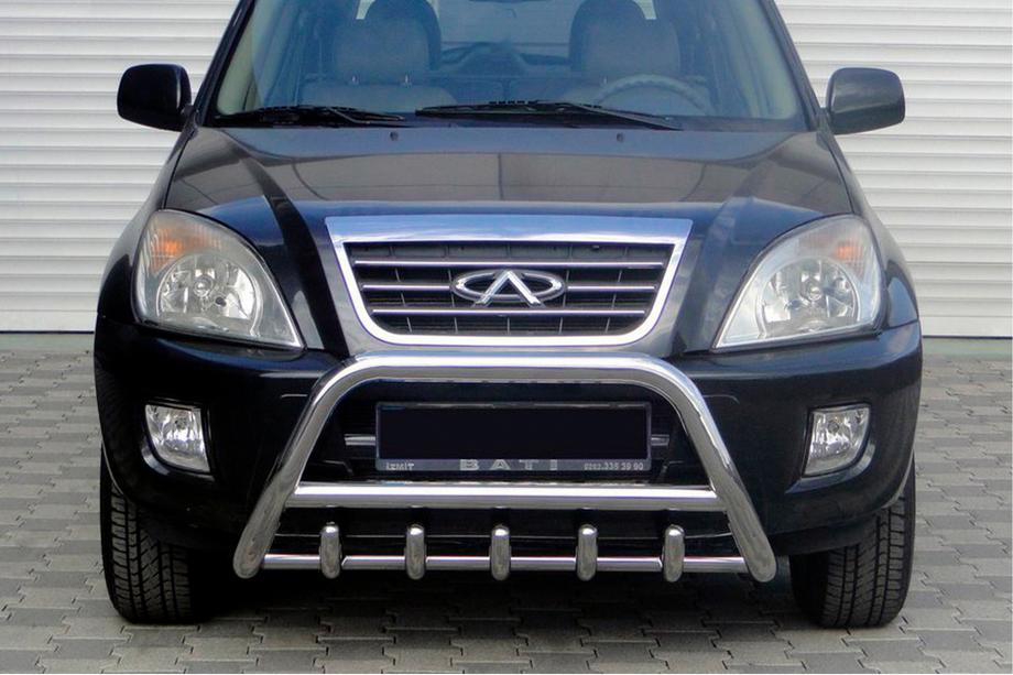 Chery Tiggo 1 2005-2016 Pałąk Przedni WT003 (Stal Nierdzewna) d60 z napisem Image