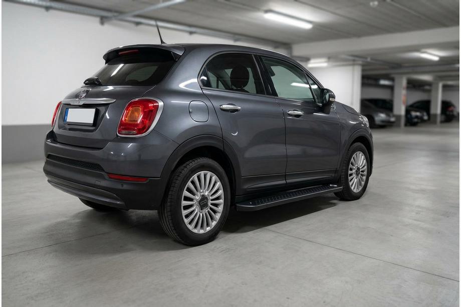 Fiat 500X 2014-2024 Progi Boczné Allmond Black (2 szt., Aluminium) Image