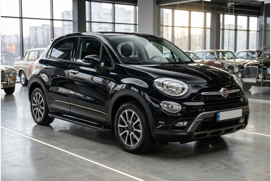 Fiat 500X 2014-2024 Progi Boczne RedLine Black (2 szt., Aluminium) Image