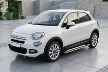 Fiat 500X 2014-2024 Progi Boczné Rainbow (2 szt., Aluminium) zdjęcia 1
