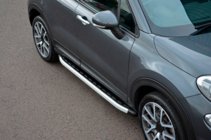 Fiat 500X 2014-2024 Progi Boczné Fullmond (2 szt., Aluminium) zdjęcia 2