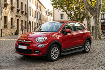 Fiat 500X 2014-2024 Progi Boczné Tayga Black (2 szt., Aluminium) zdjęcia 1