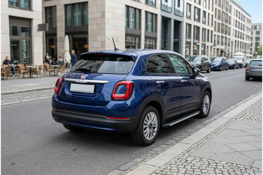 Fiat 500X 2014-2024 Progi Boczné Maya V1 (2 szt., Aluminium) Image