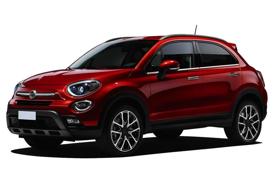 Fiat 500X 2014-2024 Listwy ozdobne szyb chromowane (4 szt.) Image