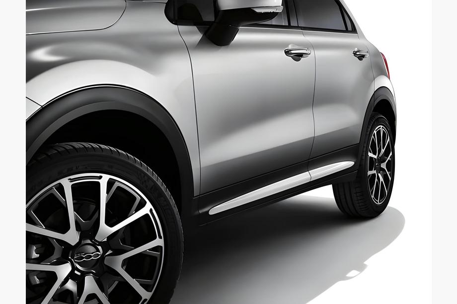 Fiat 500X 2014-2024 Listwy drzwiowe chromowane (4 szt) Image