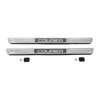 Listwy progowe podświetlane (2 szt, stal nierdzewna) Ford Courier 2014-2023 zdjęcia 4