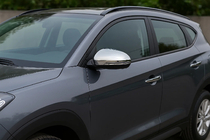 Hyundai Tucson TL 2016-2021 Nakładki na Lusterka (2 szt., Stal Nierdzewna) zdjęcia 1