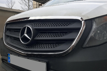 Mercedes Vito/V-class W447 2014- Obramowanie grilla (2 szt., stal nierdzewna) zdjęcia 4
