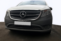 Mercedes Vito/V-class W447 2014- Obramowanie grilla (2 szt., stal nierdzewna) zdjęcia 1