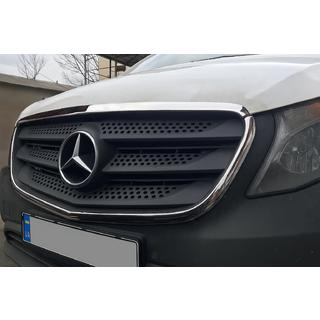 Obramowanie grilla (2 szt., stal nierdzewna) Mercedes Vito/V-class W447 2014- zdjęcia 4