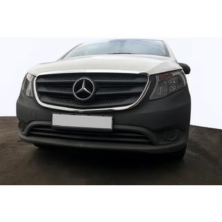 Obramowanie grilla (2 szt., stal nierdzewna) Mercedes Vito/V-class W447 2014- zdjęcia 1
