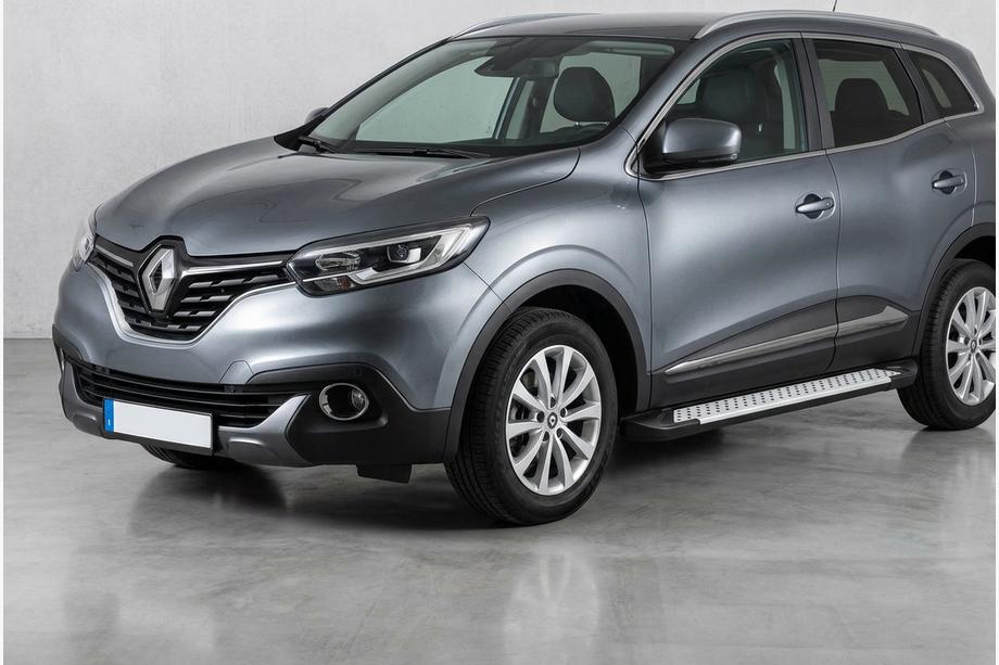 Renault Kadjar 2015-2022 Progi boczne Allmond Grey (2 szt., aluminium) Zdjęcia 1