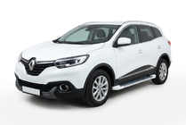 Renault Kadjar 2015-2022 Progi Boczné Allmond White (2 szt., Aluminium) zdjęcia 1