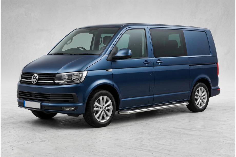 Volkswagen T6 2015-2024 Progi Boczné Maydos V1 (2 szt., stal nierdzewna) Tylko do krótkiego rozstawu osi Zdjęcia 1