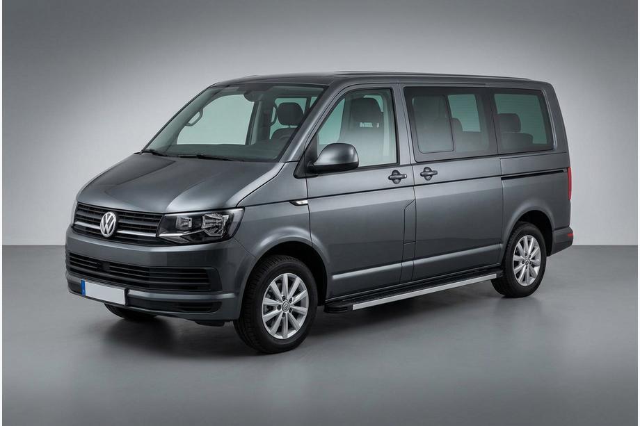 Volkswagen T6 2015-2024 Progi Boczné Maya (2 szt., Aluminium) Długa Baza Image