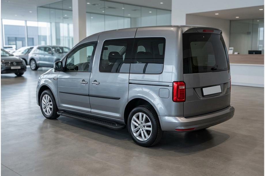 Volkswagen Caddy 2015-2020 Progi Boczné Allmond Black (2 szt., Aluminium) Image