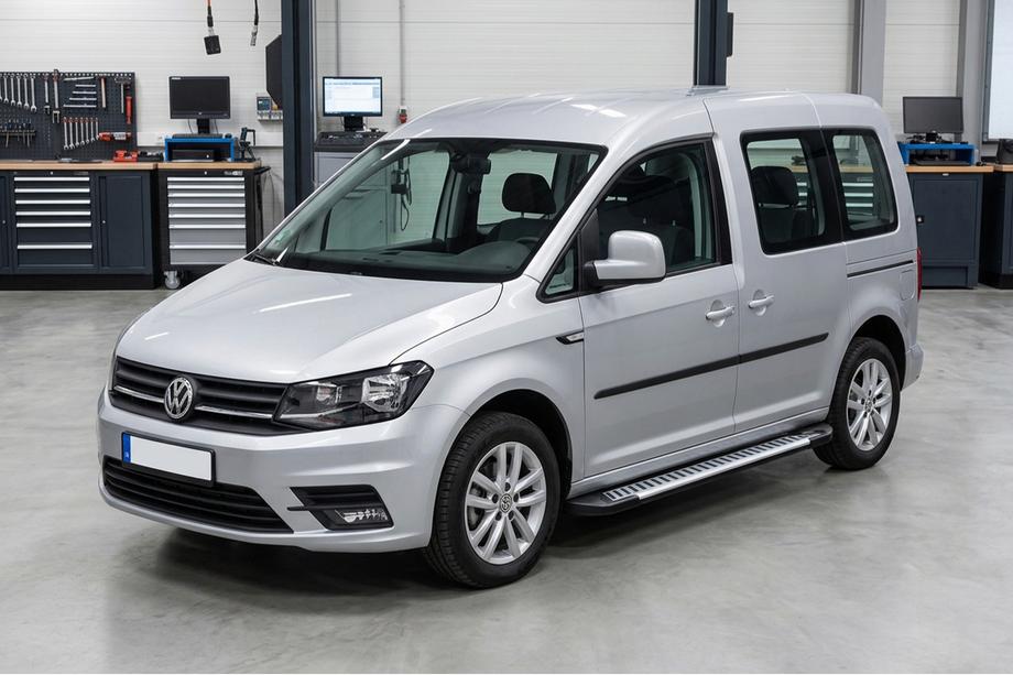 Volkswagen Caddy 2015-2020 Progi Boczne Line (2 szt., Aluminium) Image