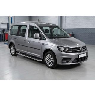 Progi Boczne Maydos V1 (2 szt., Aluminium i Stal Nierdzewna) Volkswagen Caddy 2015-2020 zdjęcia 1