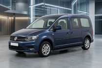 Volkswagen Caddy 2015-2020 Progi Boczné Bosphorus Black (2 szt., Aluminium) Baza Standardowa zdjęcia 1