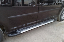 Volkswagen Caddy 2015-2020 Progi boczne Allmond Grey (2 szt., aluminium) zdjęcia 1