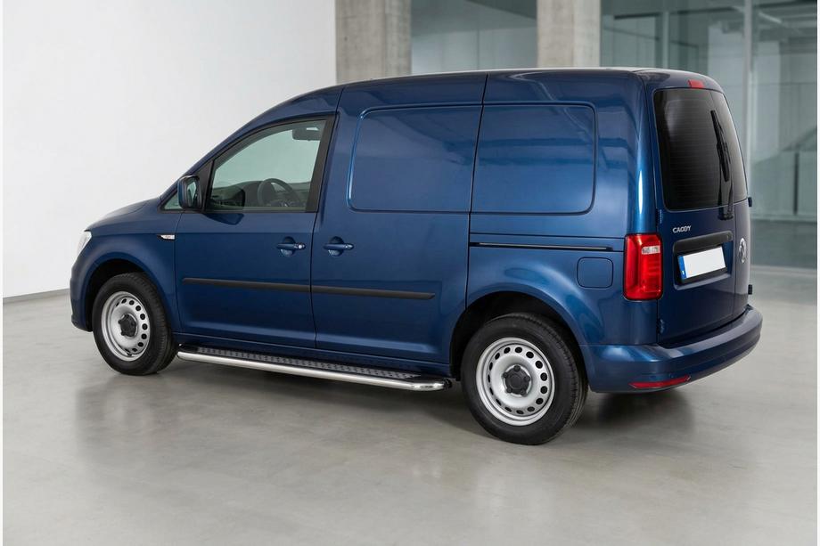 Volkswagen Caddy 2015-2020 Progi Boczne Maydos V2 (2 szt., Aluminium i Stal Nierdzewna) Image