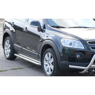 Progi Boczné Premium (2 szt., Stal Nierdzewna) Chevrolet Captiva 2006-2019 zdjęcia 2