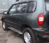 Chevrolet Niva 1998-2020 Progi Boczné Premium (2 szt., Stal Nierdzewna) Ø60 zdjęcia 3