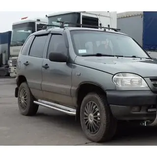 Progi Boczné Premium (2 szt., Stal Nierdzewna)