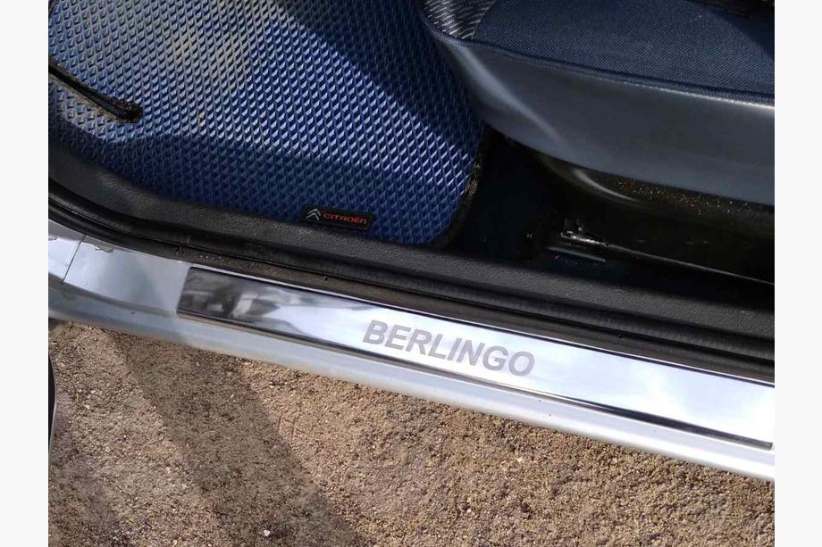 Citroen Berlingo 1996-2008 Nakładki progowe stal nierdzewna Carmos V1 (2 szt.) Zdjęcia 2