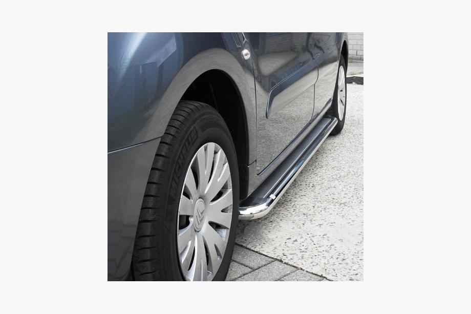 Citroen Berlingo 2008-2018 Progi Boczné Premium (2 szt., Stal Nierdzewna) Image