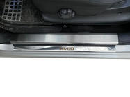 Chevrolet Aveo T250 2005-2011 Nakładki na progi drzwi ze stali nierdzewnej Carmos (4 szt.) zdjęcia 8