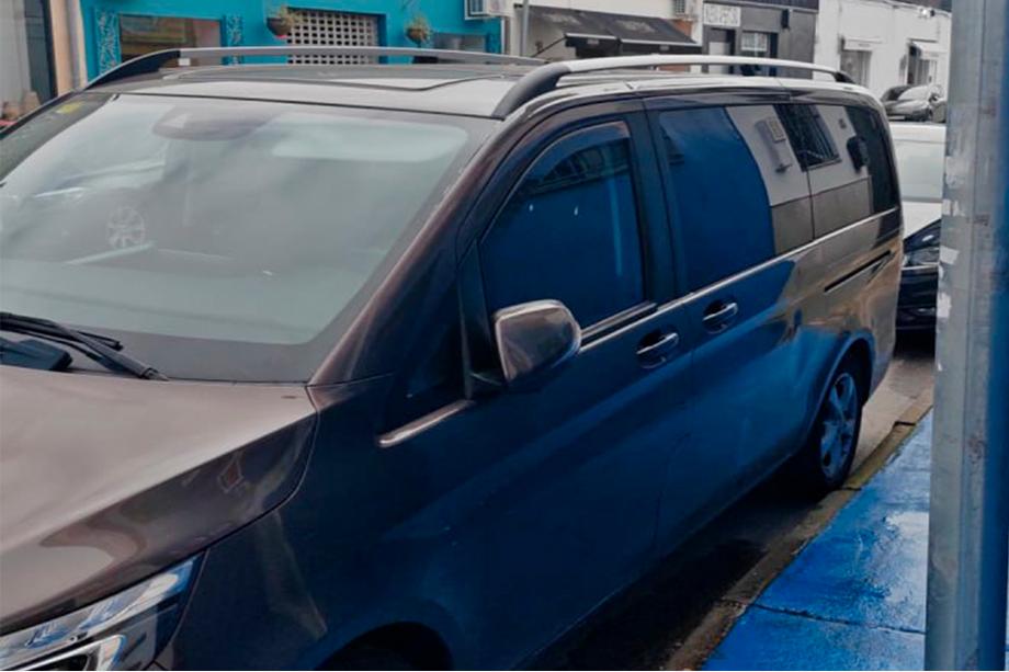 Mercedes Vito W639 2004-2014 Relingi Dachowe Chrom CAN Oryginalny Design (Metalowe Nogi) Długa Baza (EXTRALONG) Zdjęcia 8