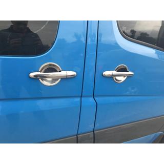 Nakładki pod klamki ze stali nierdzewnej (4 szt.) Mercedes Sprinter W906 2006–2018 zdjęcia 3