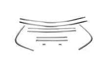 Renault Megane II 2004-2009 Górne listwy okienne stal nierdzewna (6 szt) zdjęcia 2