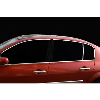 Górne listwy okienne stal nierdzewna (6 szt) Renault Megane II 2004-2009 zdjęcia 1