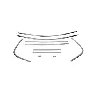Górne listwy okienne stal nierdzewna (6 szt) Renault Megane II 2004-2009 zdjęcia 2