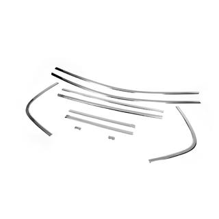 Górne listwy okienne stal nierdzewna (6 szt) Renault Megane II 2004-2009 zdjęcia 3
